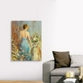 thumbnail image 4 of Great Big Canvas "Thoughtful"  by Steve Henderson Gray Blue Brown figurative  Wrapped Canvas Print Wall Artwork, 4 of 7