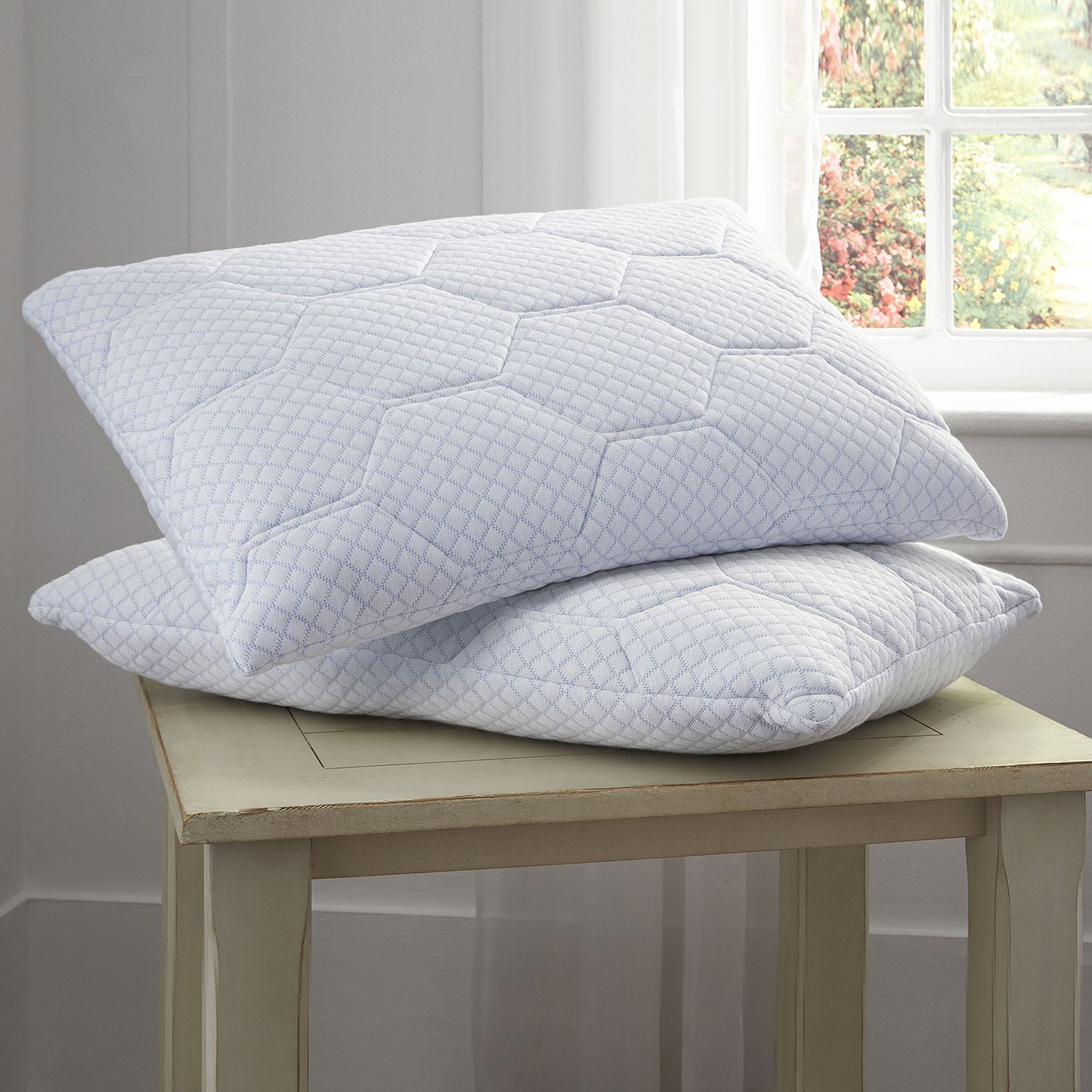 Memory Foam Pillow Cooling Gel Orthopedic Bed Pillow Reversible Orthopedic Sleep 