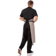 thumbnail image 2 of Delantal impermeable a rayas para hombre, poliéster, 75 x 65 cm, 2 of 3