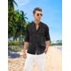 thumbnail image 5 of Playa De Guayabera Cubana Camisas Casual Para Hombre, 5 of 6