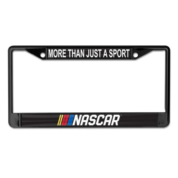 Nascar-More Than A Sport License Plate Black Frame