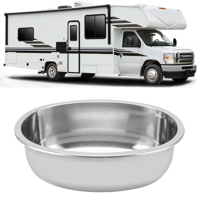 Hand Wash Basin, Easy Clean Oval Shape Large Capacity 393x273mm Marine Sink for RV Yacht Boat