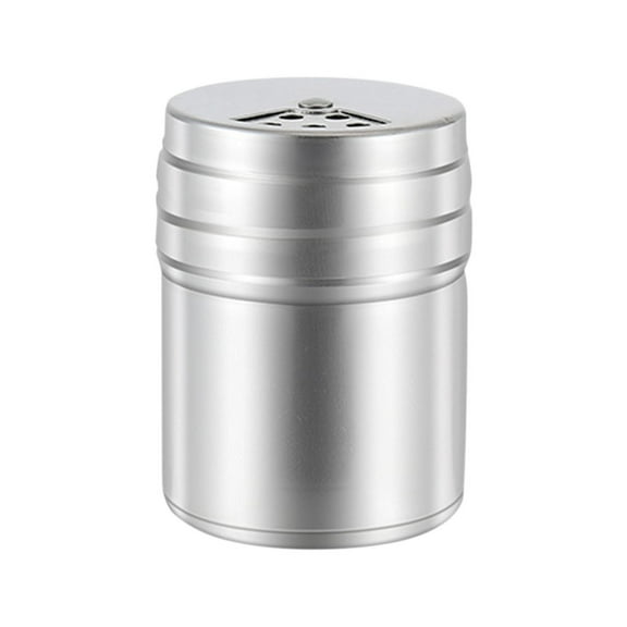 Zmeidao Seasoning Bottle, Stainless Steel Salt and Pepper Shakers with Pour Holes, Suitable for Outdoor Barbecue and Camping