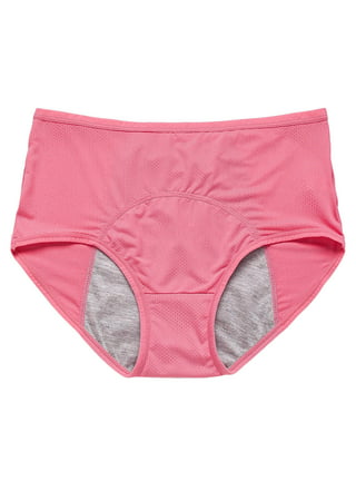 BOOMILK Women Period Underwear Plus Size Solid Color 4-Layer