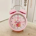 thumbnail image 5 of Sanrio Bedroom Alarm Clock Kuromi MyMelody HelloKitty Cinnamoroll Ins Girl Heart Bedside Silent Alarm Clock Wake Up Alarm Clock, 5 of 10