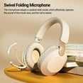 thumbnail image 5 of Biplut B2 Wireless Headphone Low Latency High Fidelity Folding Bluetooth-compatible5.0 3D Stereo Gaming Headset for Doing Sports (Black), 5 of 13