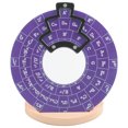 thumbnail image 1 of Herramientas aprendizaje musical tabla progresión acordes círculo quintas para guitarra tabla pentagrama círculo quintas (RMT-A2P morado + base), 1 of 9