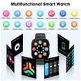 thumbnail image 7 of Minsxk 1.88''HD Smart Watch Fits for Android and Iphone,Smartwatch for Women Men, IP68 Waterproof, Bluetooth Answer Calls, Fitness Tracker with 120+ Sport Modes,for Gift (Black), 7 of 7