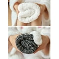 thumbnail image 3 of ZFSOCK Women Slipper Fuzzy Socks Fluffy Sherpa Lined Soft Thick Knit Fleece Non Slip Warm Socks with Grippers,Black, 3 of 6
