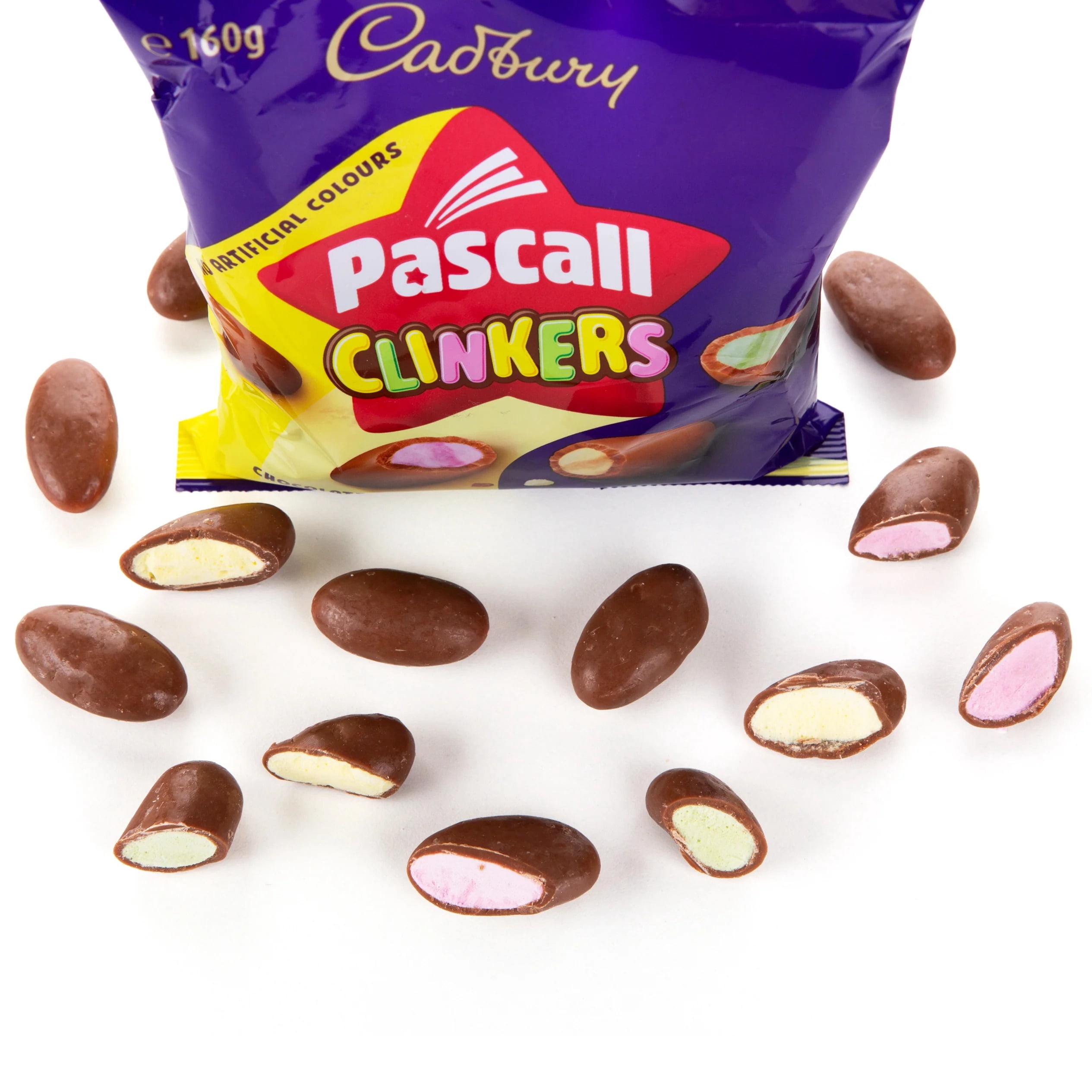 Cadbury Pascal Clinkers Candy Bag Snacks (160 gr)