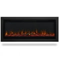 thumbnail image 2 of Real Flame 49" Wall Mounted Recessed Electric Fireplace Insert in Black, 2 of 21
