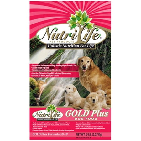 UPC 890044001060 product image for Nutri Life 00106 Chicken & Duck Lamb Dog Food, 5 lbs. | upcitemdb.com