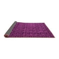 thumbnail image 2 of Ahgly Company Indoor Round Abstract Pink Modern Area Rugs, 4' Round, 2 of 4