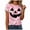 #style-05 Pink, variant on Ahadesign Fall Womens Clothes Plus Size Halloween Shirts for Women Pumpkin Graphic Tshirt Fall Casual Short Sleeve Tee Tops (Purple,3XL)