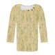 thumbnail image 3 of Blusas para las Mujeres Casual, 3/4 Manga Floral Estampado Camiseta de Moda Top Hecho de Poliéster Transpirable Suave para el Uso Diario de Primavera Otoño, Tops de Blusa para las Mujeres, 3 of 7