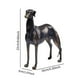 thumbnail image 4 of Figura de escritorio,Escultura abstracta de pensador para decoración de oficina y hogar.,Estatua de perro de resina,Estatua de perro galgo de resina con forma de animal,Escultura coleccionable, 4 of 8