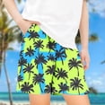 thumbnail image 2 of snilers Children's Boy Girls Beach Shorts Hawaiian Summer Casual Shorts Elastic Waistband Comfortable 3D Graphic Print Shorts, 2 of 4