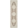 thumbnail image 2 of SAFAVIEH Marbella Beatrice Traditional Runner Rug, Light Grey/Ivory, 2'3" x 6', 2 of 6
