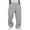 Light Gray, variant on Men's Baggy Sweatpants with Wide Leg Design and Multiple Pockets for Comfortable Casual Wear, Athletic Activities, and Everyday Loungewear,Black,L