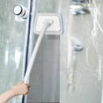 thumbnail image 2 of Moyic Cepillo de limpieza de vidrio con mango largo, depurador de esponja extraíble para bañera de suelo, rotación de 90 grados, ahorro de Suministros de limpieza para el hogar cepillo de limpieza, 2 of 6
