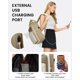 thumbnail image 4 of Mochila para portátil LOVEVOOK 15.6 pulgadas impermeable para mujer, color caqui, 4 of 9