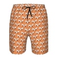 thumbnail image 3 of Logiee Sleepy Foxes Print Mens Swim Trunks Quick Dry Board Shorts,Breathable Hawaii Beach Shorts Swimwear Bathing Suits-Small, 3 of 6
