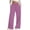 # Dark Purple, variant on Wide Leg Sweatpants for Womens Drawstring Elastic Waist Lounge Joggers Casual Pants with Pockets Red XL