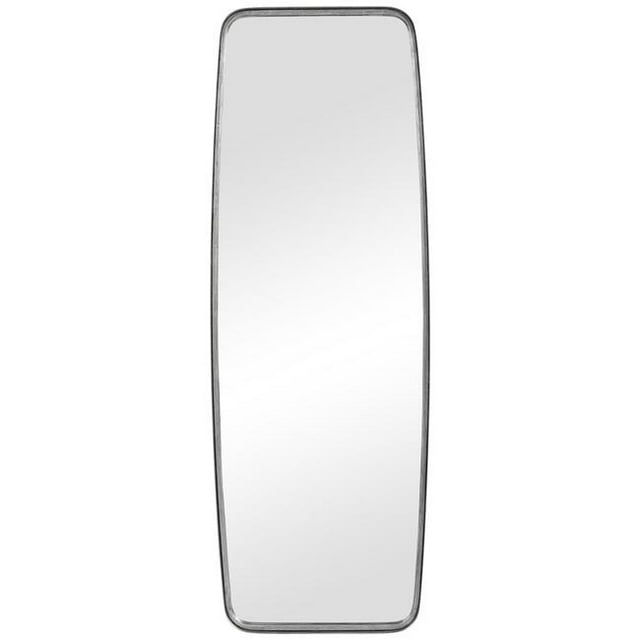 Benjara BM239257 60 in. Full Length Metal Frame Contemporary Mirror, Silver