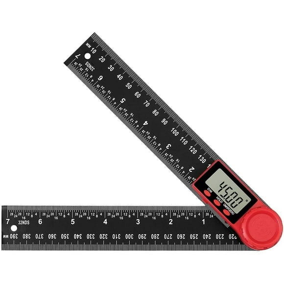 Yeacher 8 inches Digital Angle Finder Protractor 360 Degree Measurement Protractor Ruler with LCD Display