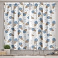thumbnail image 2 of Ambesonne Ice Cream Valance & Curtain, Cones Summer Flavors Art, 55"x24", Pale Blue Tan and Pale Yellow, 2 of 7