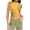 #16, variant on XUNKUSGA Tops for Women Fashion Floral Crew Neck Slim Fit Blouses for Women Casual Basic women's t-shirts Classic Summer Stretchy Short Sleeve Tops for Women S-3XL Yellow
