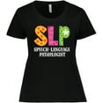 thumbnail image 3 of Inktastic SLP Speech Language Pathologist Women's Plus Size T-Shirt, 3 of 5