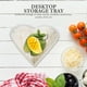 thumbnail image 3 of BRIGHTFUFU Forma de corazón Placa de frutas Escritorio Sundries Basket Canasta Hogar Refresco Placa, 3 of 8