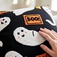 thumbnail image 5 of Antqov Halloween Pillow Covers 18x18" Cute Ghosts Pumpkin Throws Pillow Cover Spooky Soft Pillowcase for Couch Sofa Chair Bedroom Fall Decor Gift, 5 of 6