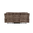 thumbnail image 4 of Bowery Hill Velvet Chocolate Sofa Rectangular Storage Drawer 87"W Unassembled, 4 of 5