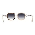 thumbnail image 4 of SA106 Womens Heavy Rhinestone Jewel Trim Metal Rim Butterfly Sunglasses Gold Smoke, 4 of 4
