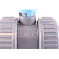 thumbnail image 3 of PVC DOUBLE UNION BALL VALVE 1" - Socket - Sanipro - (Pack of 12), 3 of 3