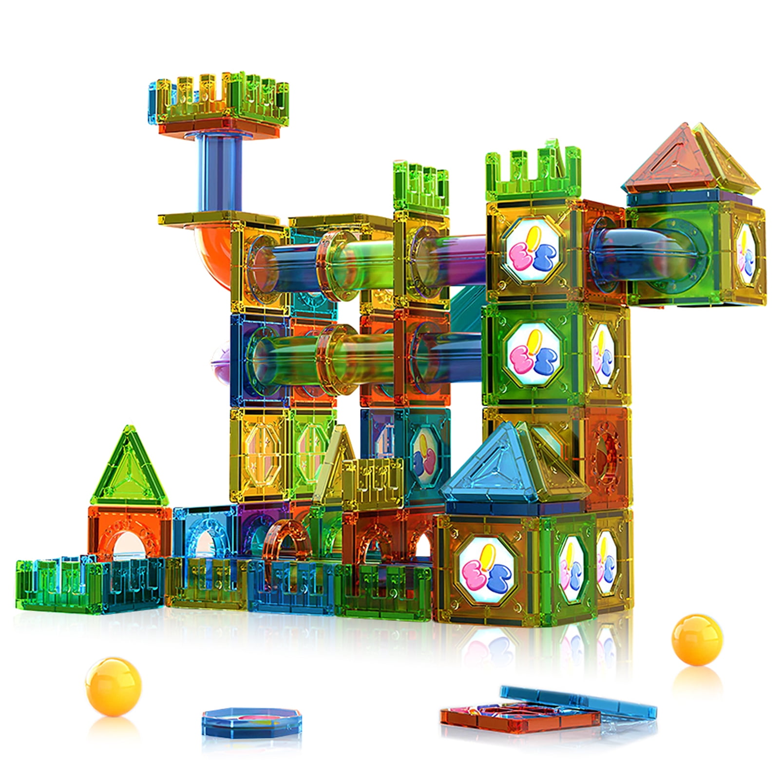 105Pcs Magnetic Building Blocks for Kids Magnet 3D Magnetic Toys Early Educational & Development Toys for 2 3 5 6 7 Old Boys Girls Gifts - Walmart.com