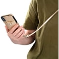 thumbnail image 5 of PU Leather Wallet Case for iPhone Xs Max Necklace Lanyard Case Cover with Card Holder Adjustable Detachable Anti-Lost Neck Strap for Apple iPhone Xs Max,Gold, 5 of 14