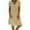Y-Khaki, variant on Women Summer Casual T-Shirt Business Casual Dresses for Women Summer Teenager Casual Dresses Dress Feminine Flowy Comfortable Casual Dresses Knee Length for Women Dressers Wear Stylish