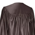 thumbnail image 4 of Endea Graduation Shiny Brown Graduation Gown, 4 of 8