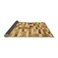 thumbnail image 2 of Ahgly Company Indoor Round Abstract Brown Contemporary Area Rugs, 6' Round, 2 of 4