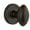 Timeless Bronze, variant on Grandeur 821483 Georgetown Solid Brass Rose Privacy Door Knob Set - Brass