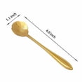 thumbnail image 6 of 8 Pack Floral Stainless Steel Tableware Creative Flower Coffee Spoon Set, 6 of 11