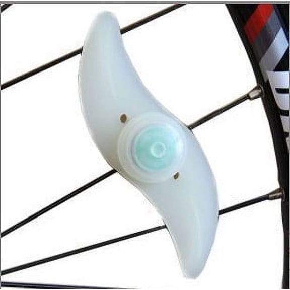 Ohmyroo LED Bike Wheel Spoke Lights 6 Pack 5.12x1.38 Inch Red Blue Green Multi-Color for Night Cycling Safety Visibility