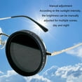 thumbnail image 5 of Adjustable Color Tone Sunglasses for Outdoor Performance with Polarized Circular Frame and Versatile Beach Style, 5 of 5
