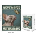 thumbnail image 2 of Sphynx Cat Jigsaw Puzzles 500 Pieces for Adults, Cute Cat Jigsaw Puzzles, Pet With Butterfly Funny Puzzles for Friends Family Activity Game Nights, 2 of 8