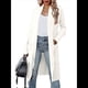 thumbnail image 1 of Cárdigan Holgado de Punto Abierto para Mujer, Informal, de Larga, Drapeado, con Bolsillos, Chaqueta Larga, Suéter. S, 1 of 9
