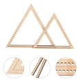 thumbnail image 3 of Minkissy 2-Pack Wooden Triangle Knitting Frames for Yarn Crafts, Wall Tapestry, Weaving and Needlework Projects, 3 of 9