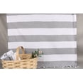 thumbnail image 6 of Turkish Bath Towel, Custom Beach Towel, Dark Gray-White Towel, Striped Towel, 40x71 Inches Name Beach Towel, Gym Towel, Holiday Towel,, 6 of 9